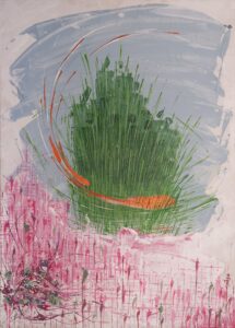 Ghanbari - painting of sabzeh grass