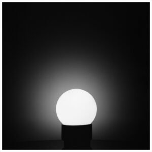 Rahgozar - photograph: a glowing bulb in the dark