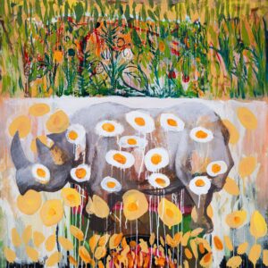 Rasoul Soltani, painting for National Information Technology Day: Be a Child of Your Own Time